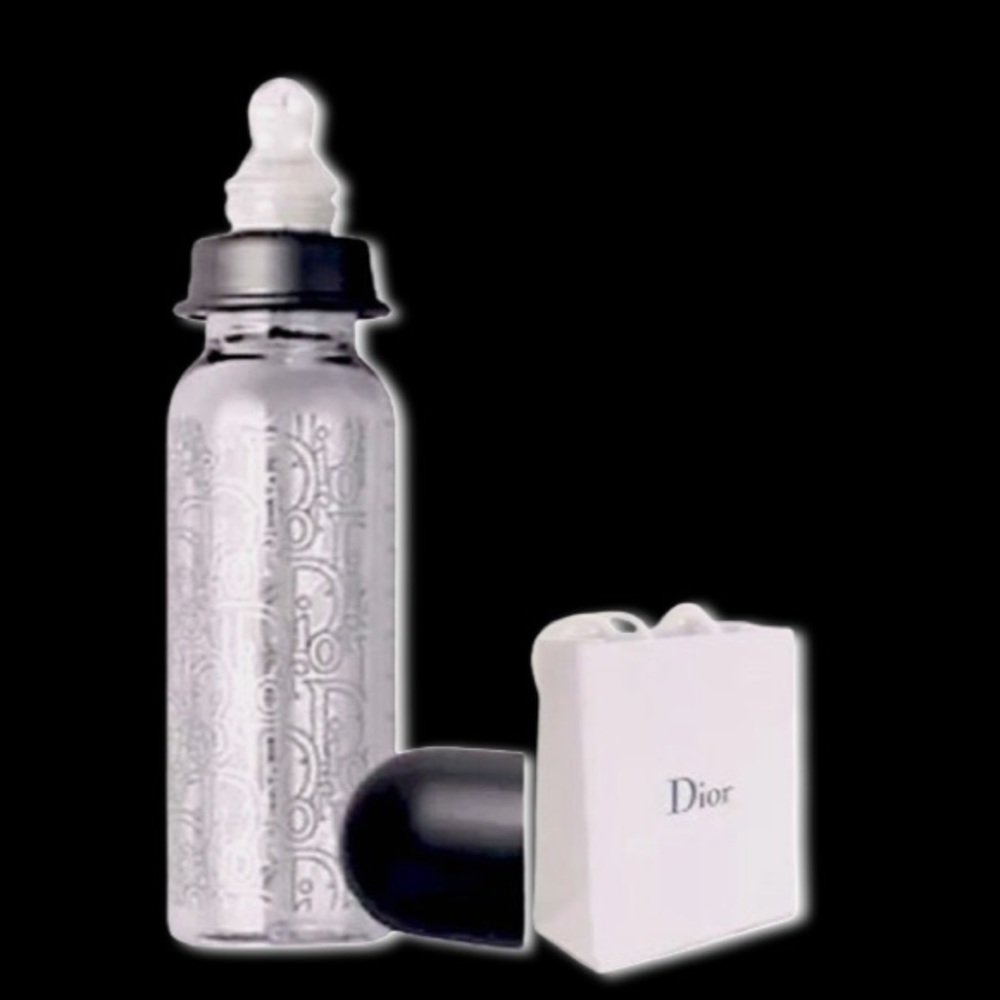 Baby Dior Limited Edition Baby Couture Jacquard Trotter Baby Bottle - Picture 4 of 14